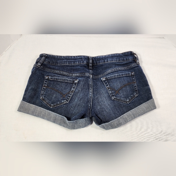 ❤️ BULLHEAD BLACK JUNIORS DENIM SHORTY AHORTS SIZE 3 DARK BLUE❤️ - Picture 5 of 8
